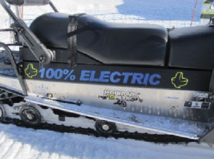 La premirère motoneige 100% électrique vendue à Avoriaz par Mountain E-Park