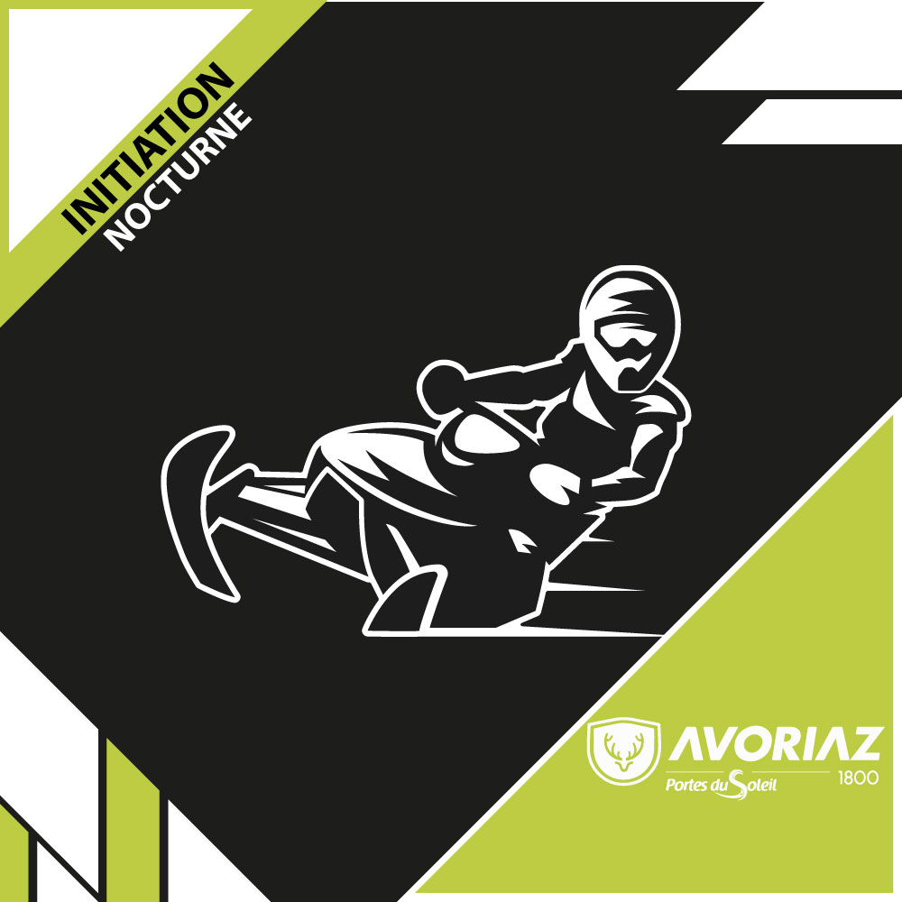 Initiation motoneige nocturne - Avoriaz